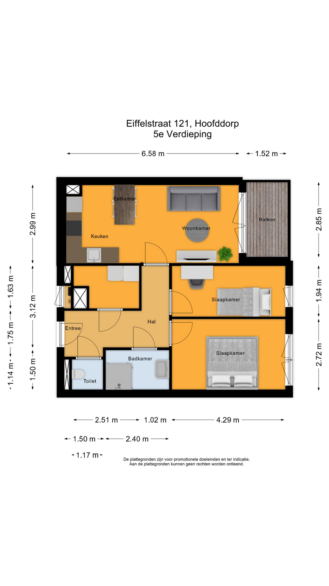 Eiffelstraat 121 , 2132 HS Hoofddorp map
